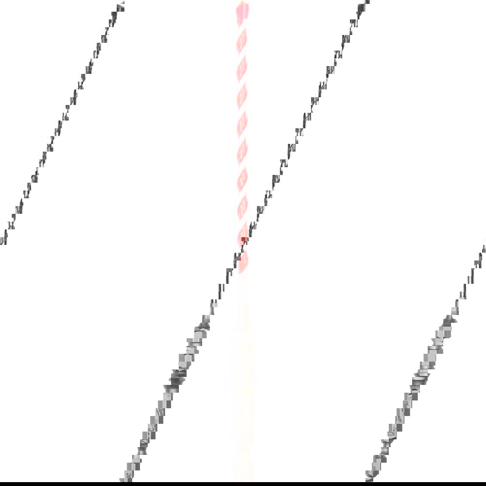 Rotary Drill/Hammer Drill Bits; Drill Bit Size (Inch): 5/32 ; Shank Type: Hex Shank ; Drill Bit Material: Carbide ; Shank Diameter (Inch): 1/4 ; Overall Length (Inch): 6 ; Includes: (1) 5/32